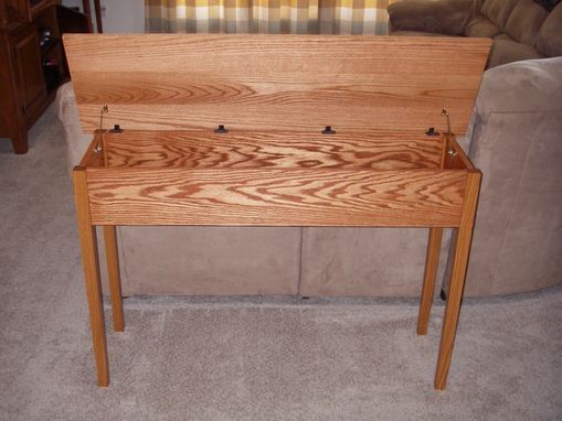 Custom Made Shaker Inspired Table With Storage