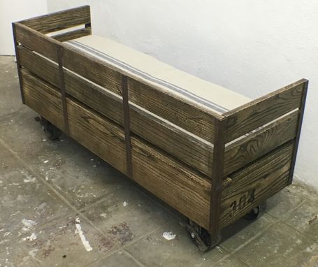 Custom Made Factory Cart Bench