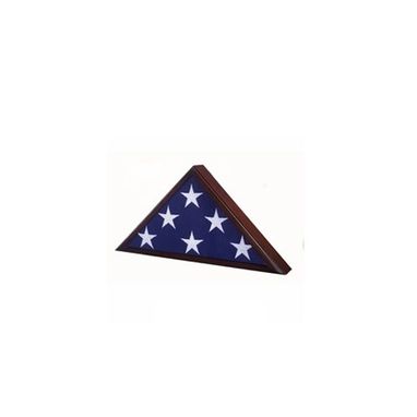 Custom Made Veteran Oak Flag Case