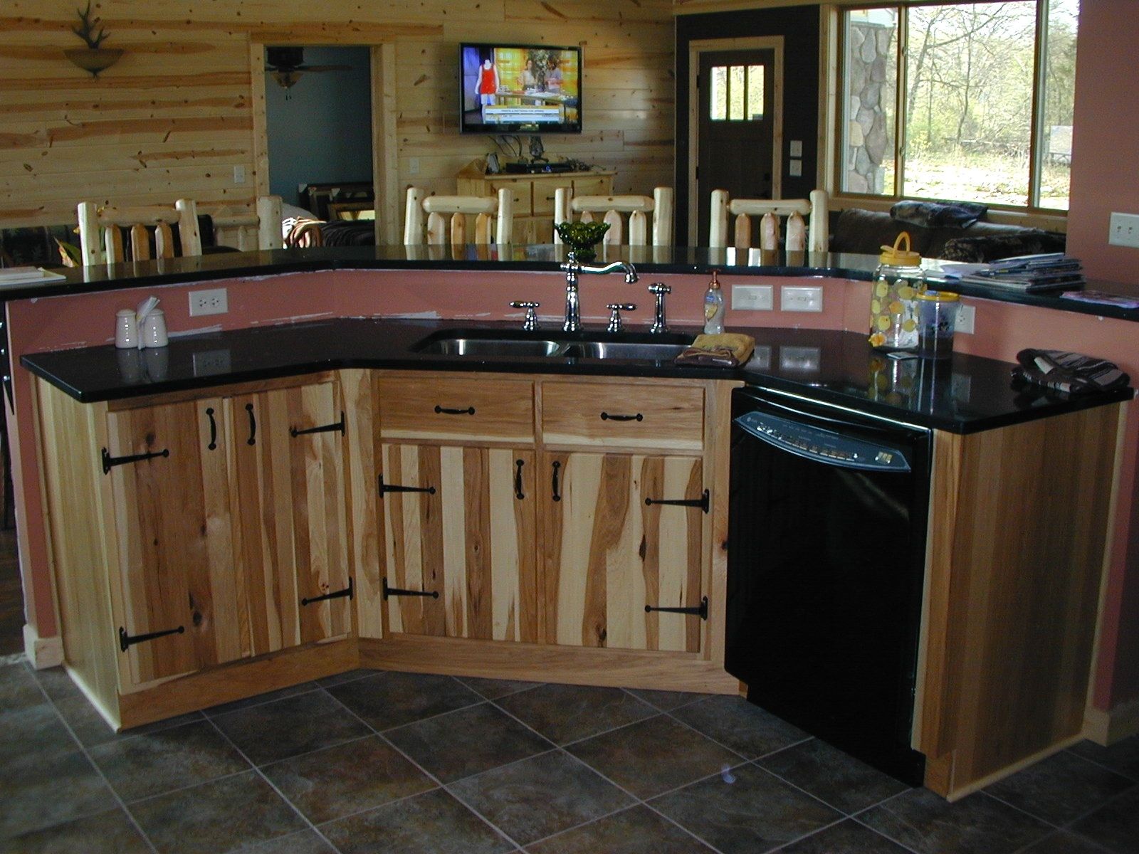 Handmade Hickory Kitchen And Utility Cabinets by The Plane Edge, LLC  CustomMade.com