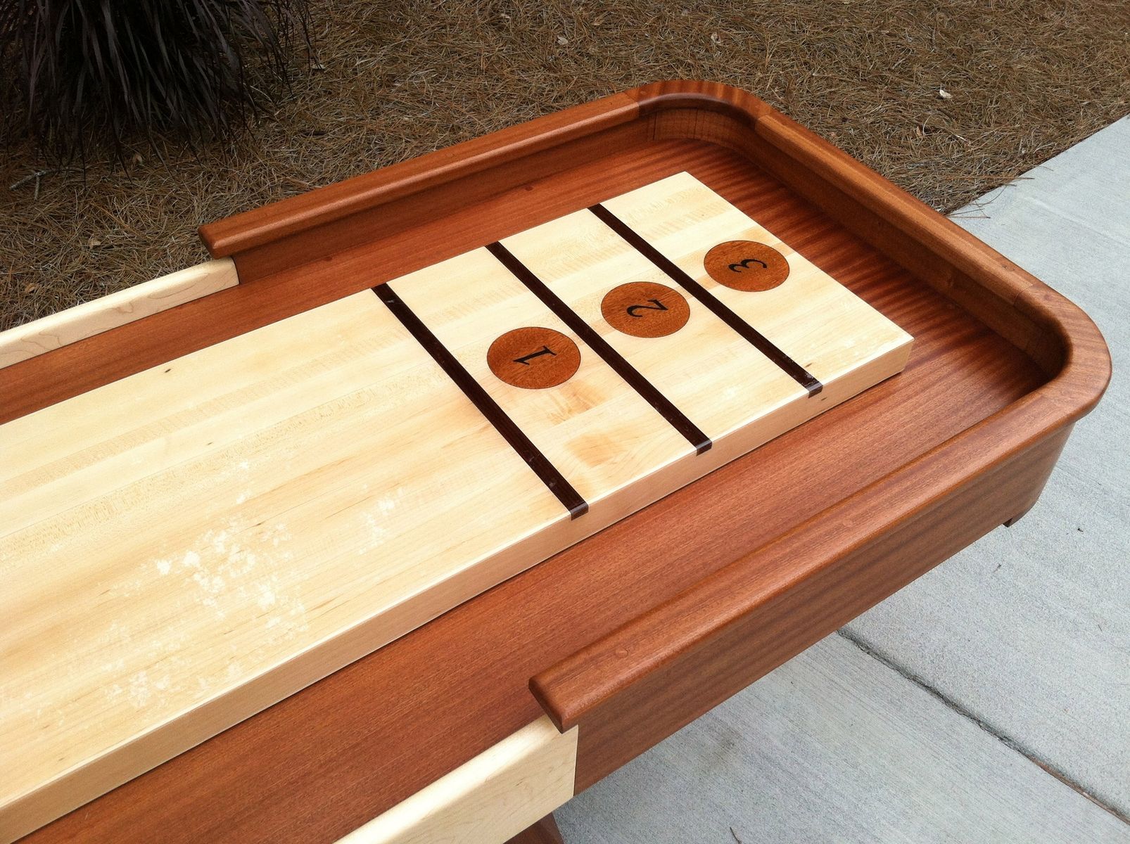 Hand Crafted Shuffleboard Table by Jason Hale Woodworking