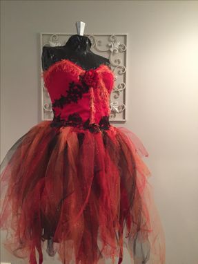 Custom Made Red Fairy, Devil Costume, Mardi Gras, Halloween, Masquerade