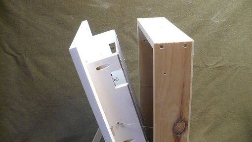 Custom Made Toilet Area Organizer With Hidden Compartment