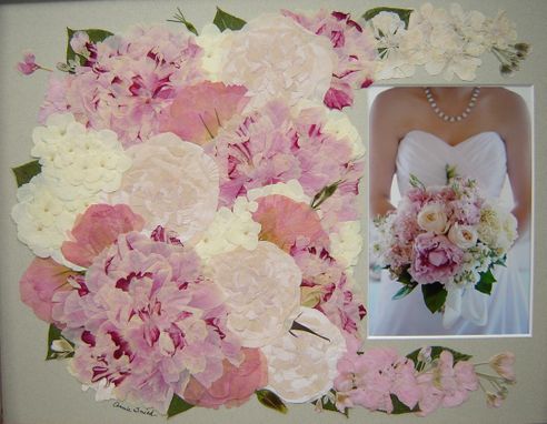 Custom Made Floral Preservation ~ Bridal Bouquets ~ Pressed Flower Art