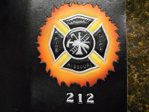 Custom Made Custom Fireman's Checkbook/Wallet