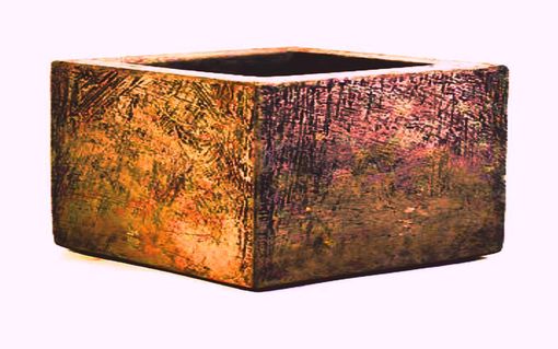 Custom Made Rustic Wood Planter Box, Distressed Wood Planters