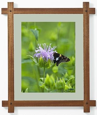 Custom Made Mahogany Frame – Adirondack Style