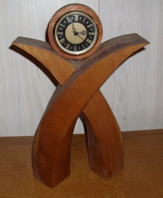 Wooden Desk Clock