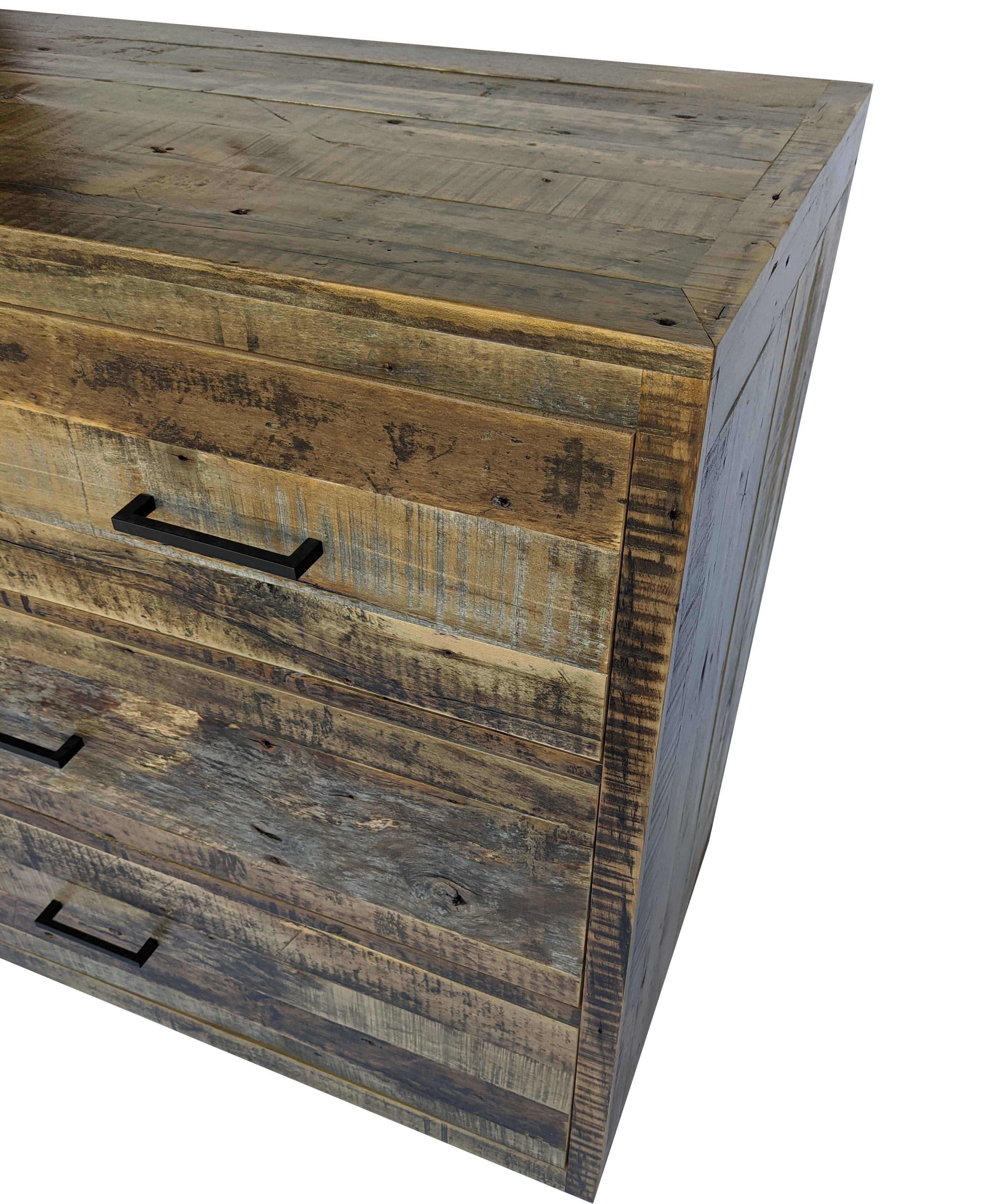 Hand Crafted Rustic Reclaimed Wood Dresser by re.dwell