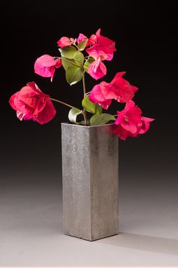 Custom Made Stainless Steel Vase Industrial Contemporary