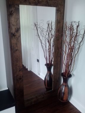 Hand Crafted Large Floor Mirror, Reclaimed Wood Mirror ...