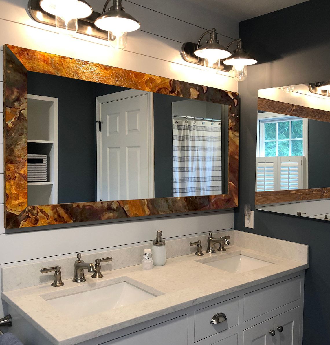 Custom Made Copper Patina Mirros by Copper is My Canvas