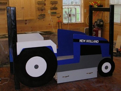 Custom Made Kids Tractor Bed