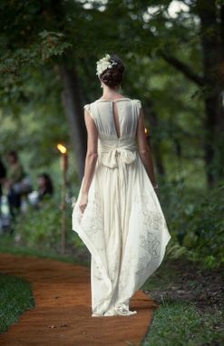 Custom Made Dandelion Eco Wedding Gown