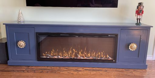 Custom Made Custom Fireplace/Media Cabinet