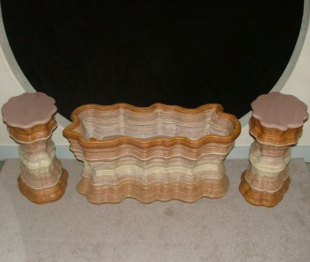 Custom Made Set Of 3 Occasional Tables