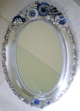 Custom Made Jeweled Antique Mirrors