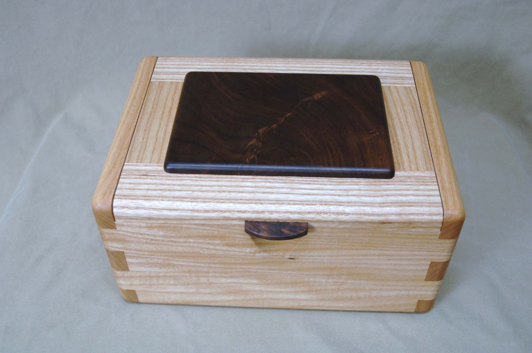 Custom Made Walnut And Ash Keepsake Box by Natural Mystic Woodwork ...