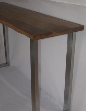Custom Made Urban Industrial Table/Desk, Modern Sofa Table, Kitchen Island/Counter
