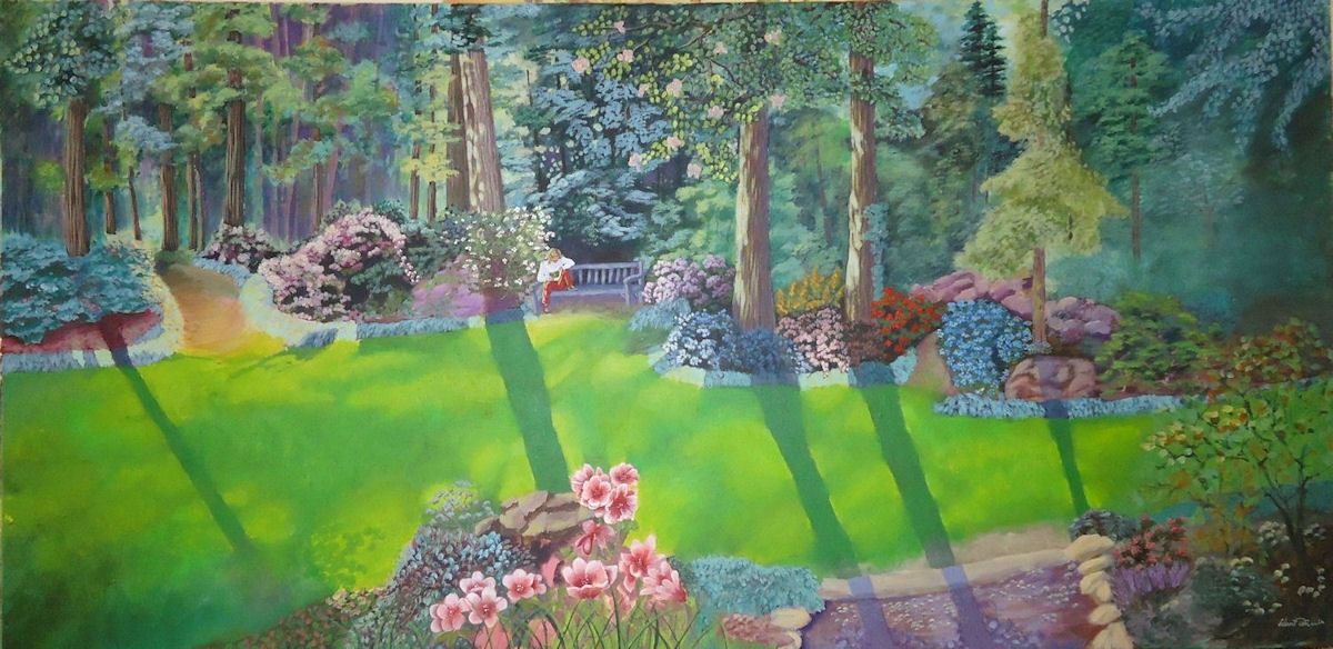 Buy Custom Made Original Acrylic Landscape On Canvas Art For Sale