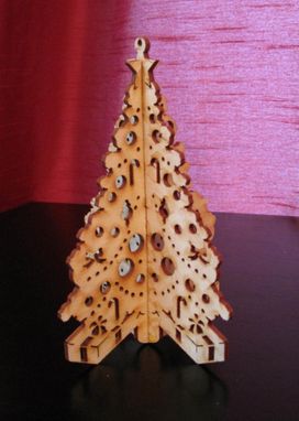 Custom Made Laser Cut 3d Christmas Tree