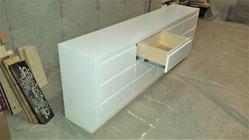 Custom Made White Lacquer Dresser
