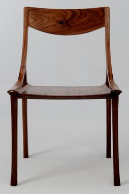 Custom Made Walnut Dining Or Side Chair