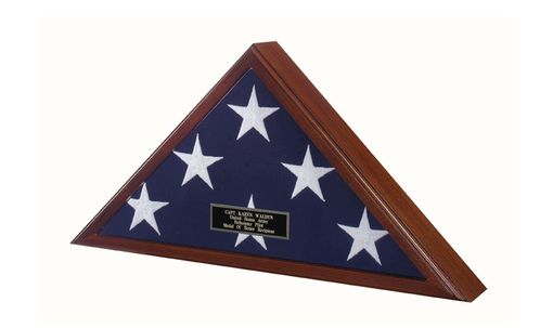 Custom Made Buy Flag Display Case - Fit Large Flag, Burial Flag 5ft X 9.5ft