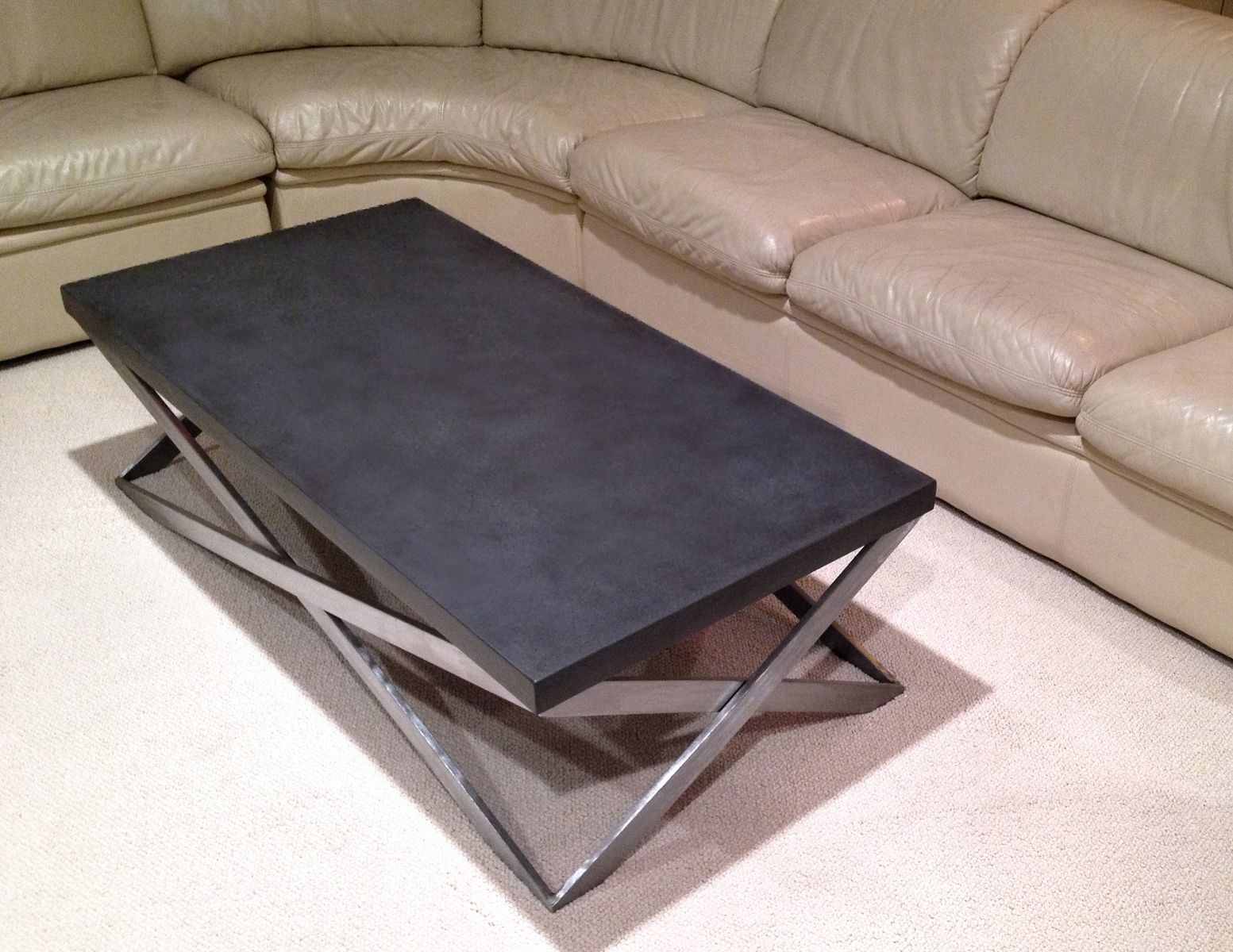 Custom Mobius Concrete Coffee Table By Trueform Custom Mobius Concrete Coffee Table By Trueform Custommade