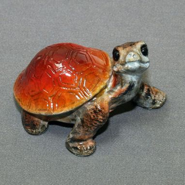 Custom Made Bronze Turtle "Daden Jr. Turtle" Tortoise Figurine Statue Sculpture Limited Edition Signed Numbered