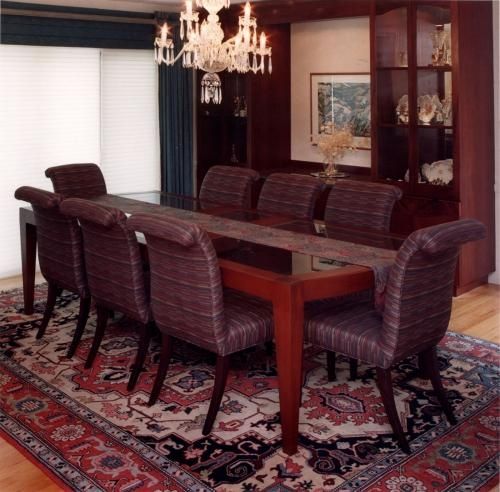 Custom Made Mahogany Dining Room by Piper Woodworking, Inc ...