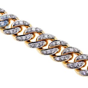 Custom Hip Hop Chains Bling Pendants Custommade 10k Yellow Gold Diamond Miami Cuban Link Mens Chain 7 Mm 28 Inches By Eugene Lip