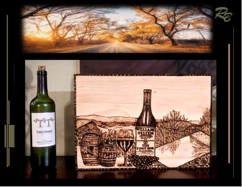 Custom Made Wine Gift, Wine, Art, Gift, Decor, Wine Bottle, Wood Signs, Plaques, Custom, Wood Burned,Wall Art