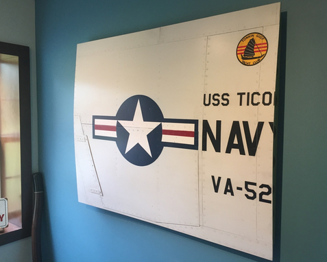 Custom Made Aviation Wall Art Of  The A-1 Skyraider