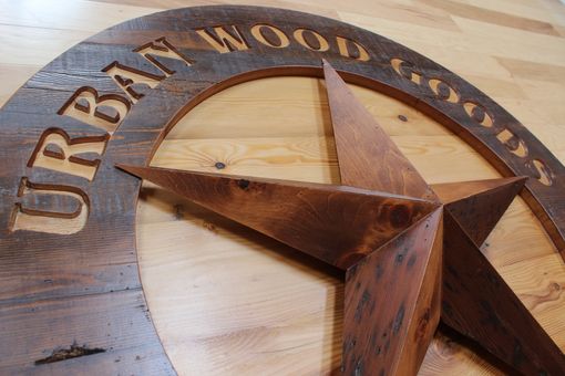 Custom Made Custom Carved Wood Signs | Barn Star | Reclaimed Wood Signs | Business Signs | Home Signs