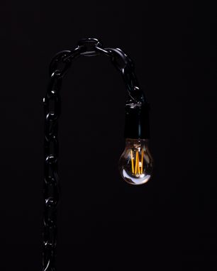 Custom Made Sheppard's Hook Chain Lamp