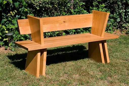Custom Made Outdoor Wooden Bench