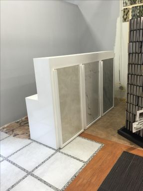 Custom Made Maplewood / White Lacquered Desk