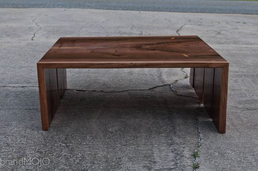 Custom Made Live Edge Walnut Coffee Table