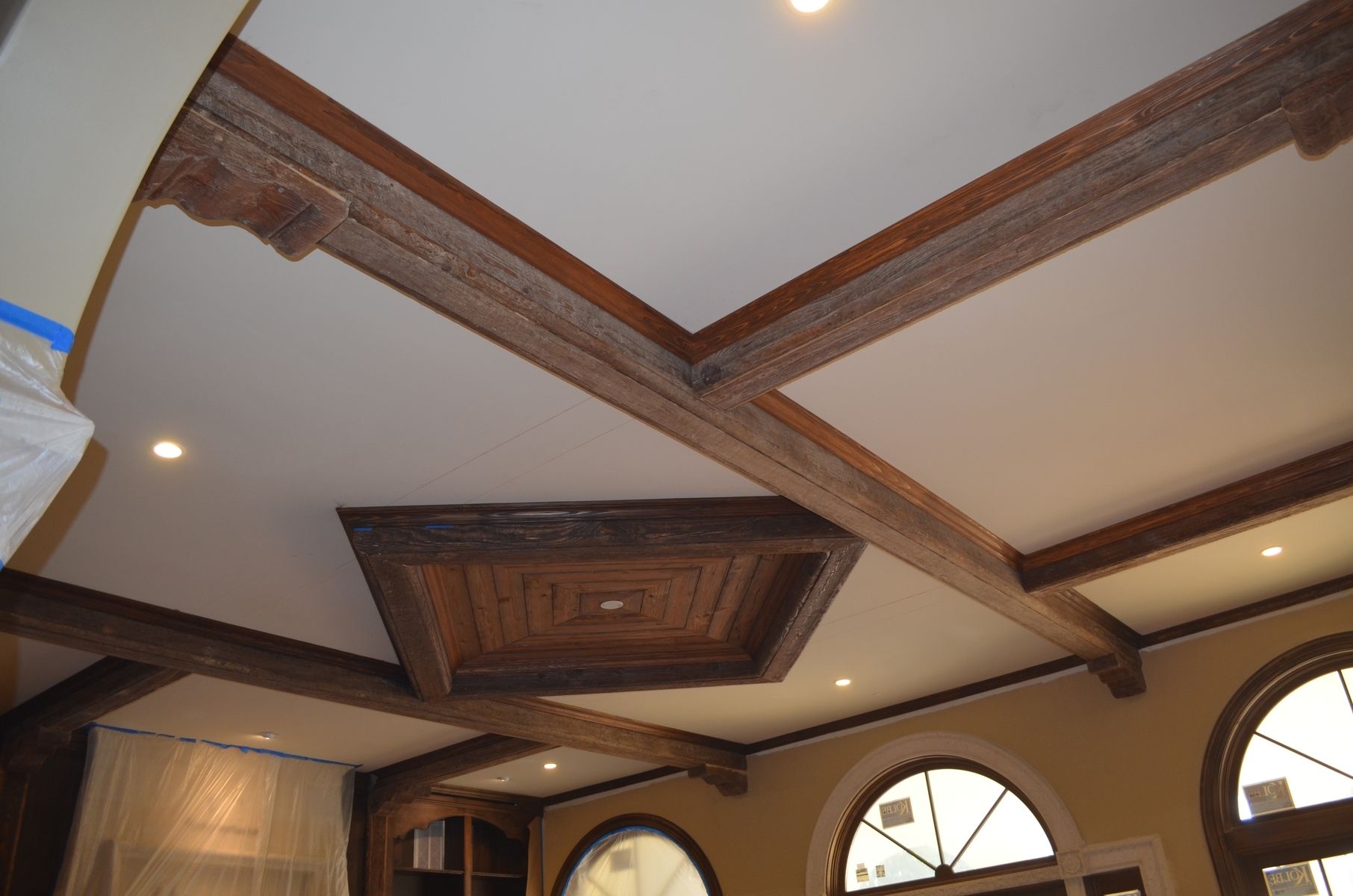 Hand Crafted Rustic Beams And Ceiling Diamonds by Weck ...