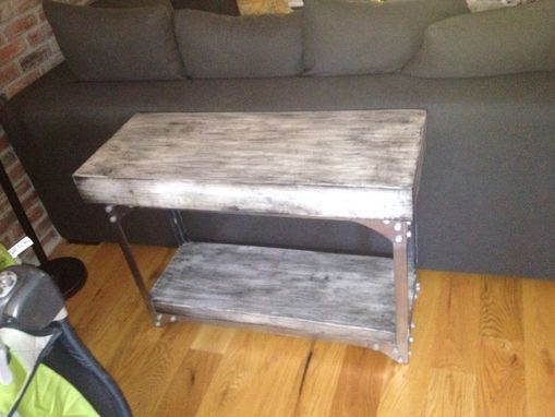 Custom Made Modern/Rustic Sofa Table