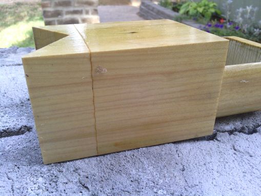 Custom Made V-Shaped Repurposed Bandsaw Box