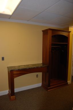 Custom Made Mahogany Office Cabinet