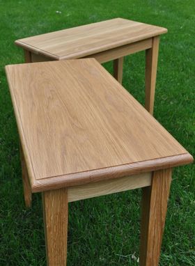 Custom Made White Oak Side Tables