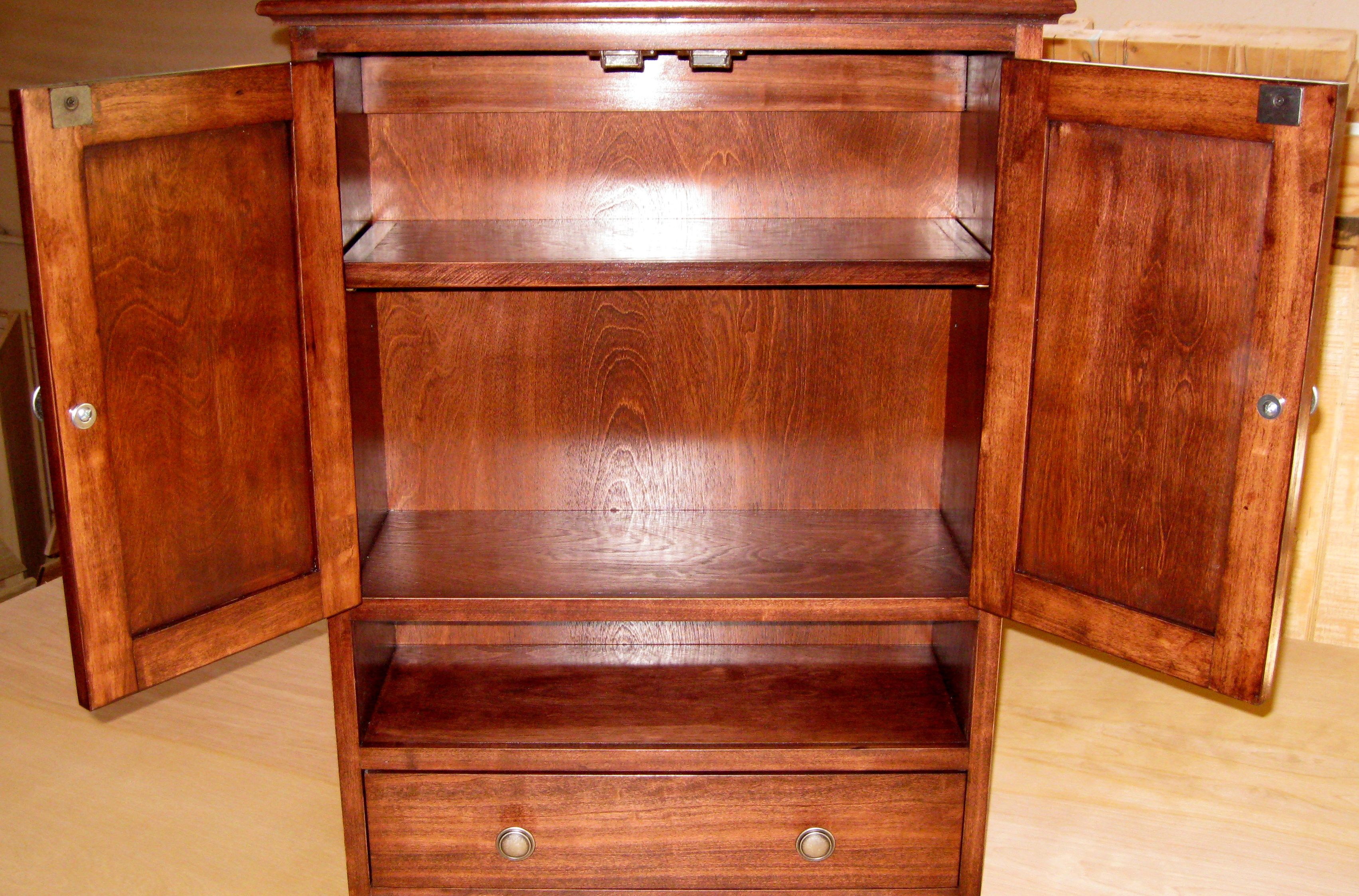Buy Handmade Bathroom Wall Cabinet, made to order from J&S Woodworks of