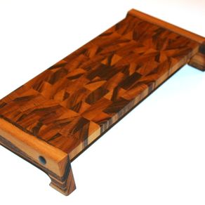 Exotic Tigerwood - Handmade Wooden Cutting Board - RTS