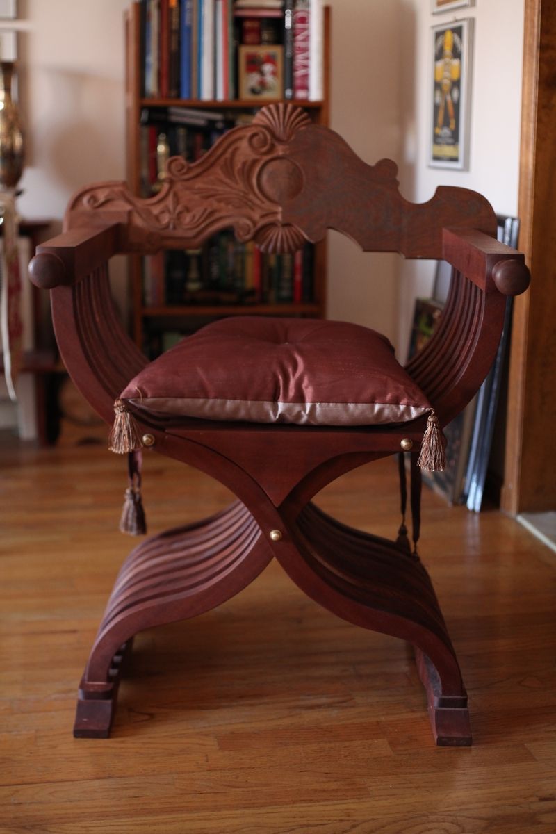 Hand Crafted Savonarola Chair Aka X Scissor Dante Hand Crafted Savonarola Chair Aka X Scissor Dante By Hazeltree Designs Custommade Com
