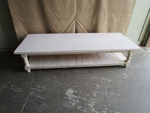 Custom Made Coffee Table Made From Reclaimed Wood In The Usa