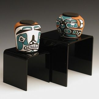 Handmade Pacific Northwest Native Keepsake Portion Urn by Odyssey Arts