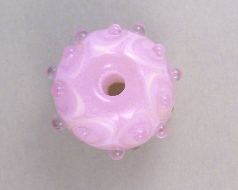 Custom Made Graceful Sweet Pink Lampwork Bead
